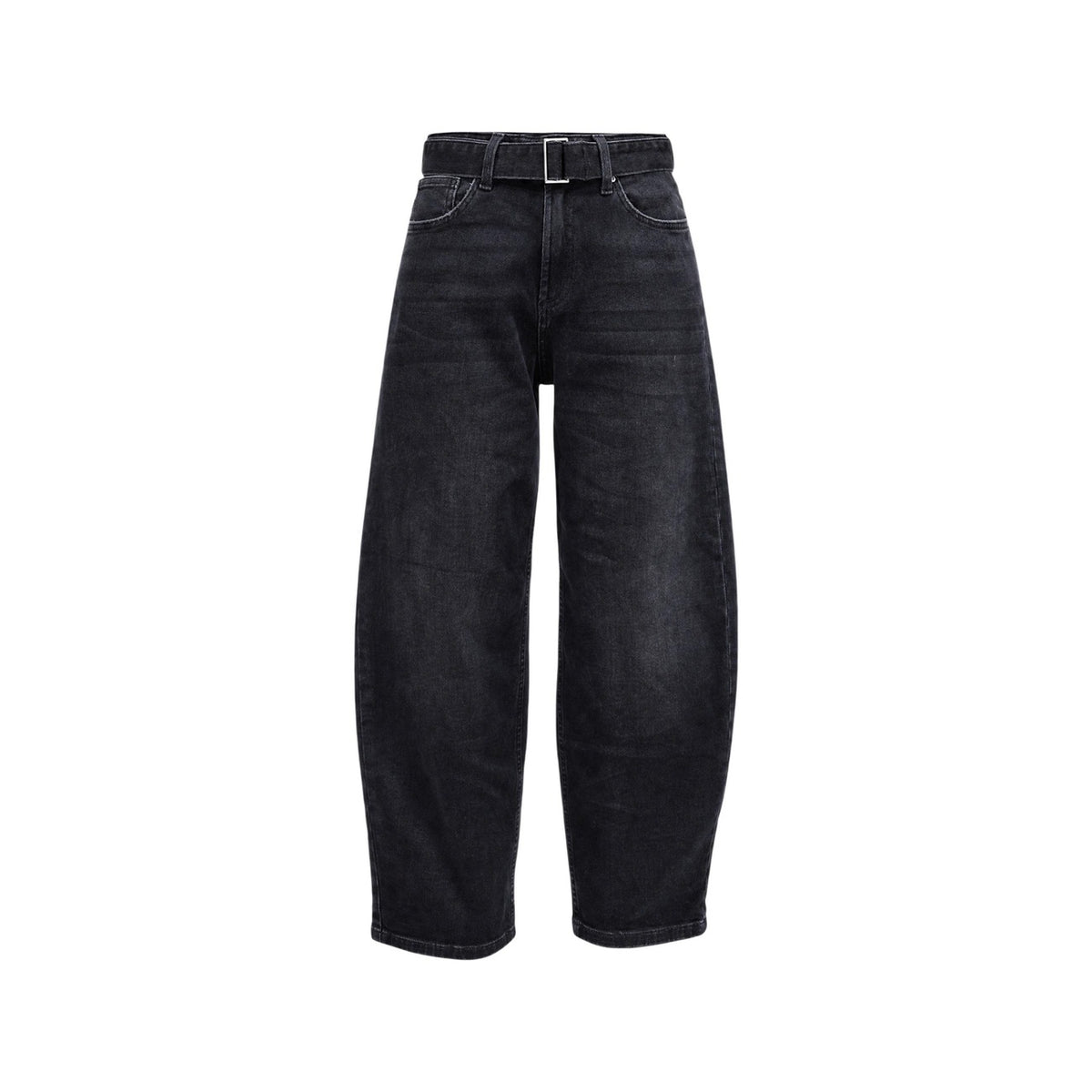 Only — ONLFENANDA Barrel high-waisted jeans black woman — view 3