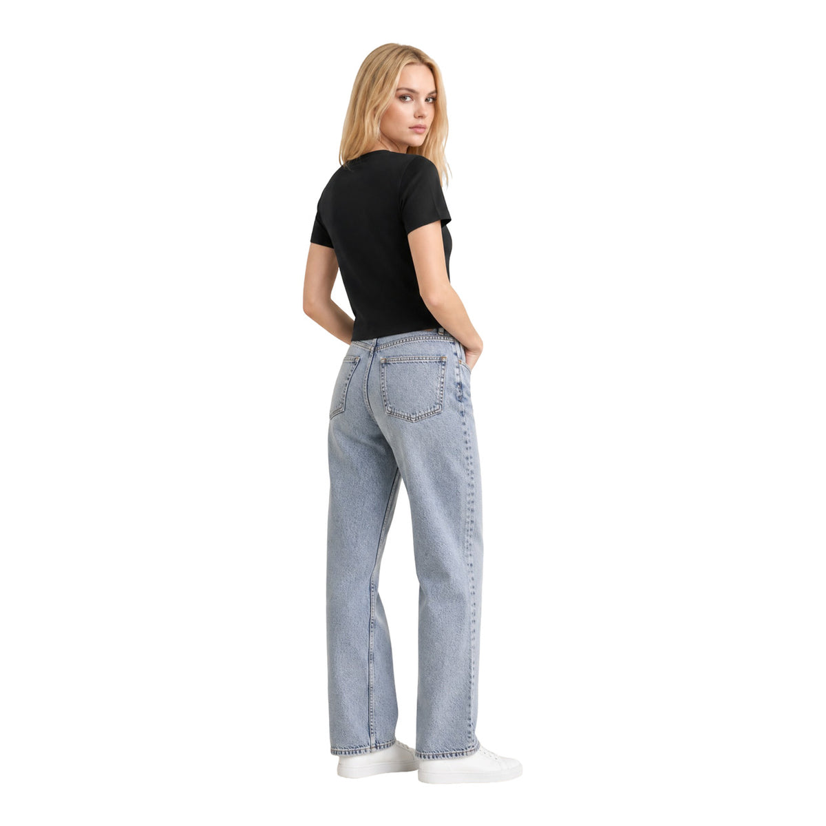 Calvin Klein Jeans — Women’s black printed t-shirt — view 3