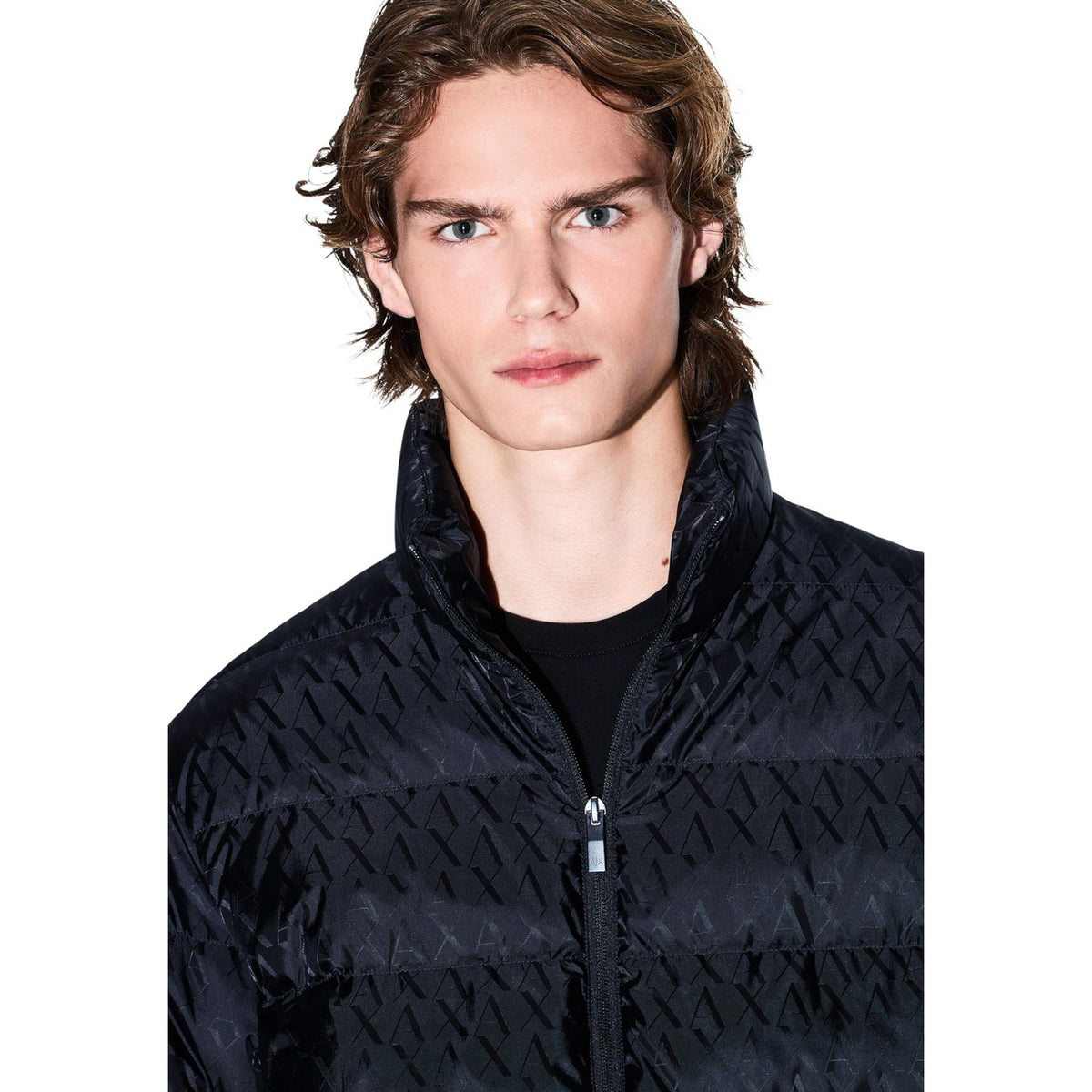 Armani Exchange — Veste bleue homme — vue 4