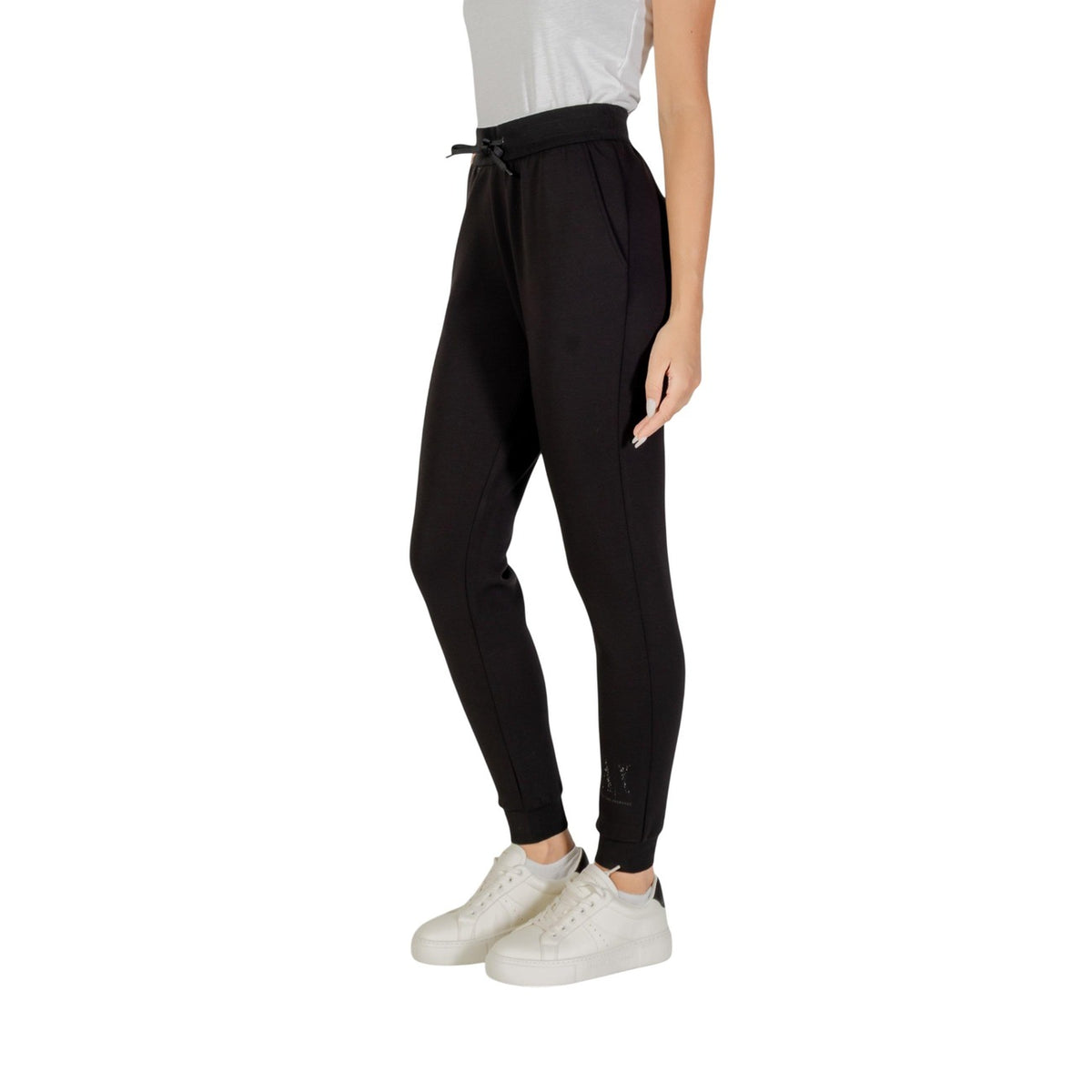 Armani Exchange — Stretchhose XW000828 Damen schwarz — Ansicht 3