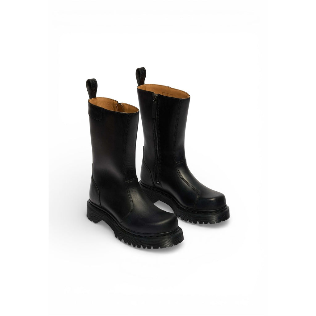 Dr. Martens — Bottes réf. 42803001 en cuir noir femme — vue 3
