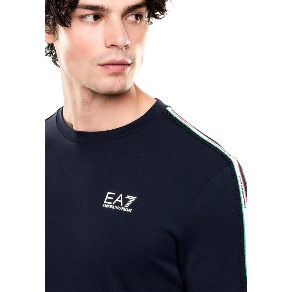 EA7 — Blauw T-shirt voor heren — 7M001861 AF12503 — afbeelding 4