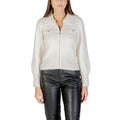Morgan — Pull blanc manches longues femme