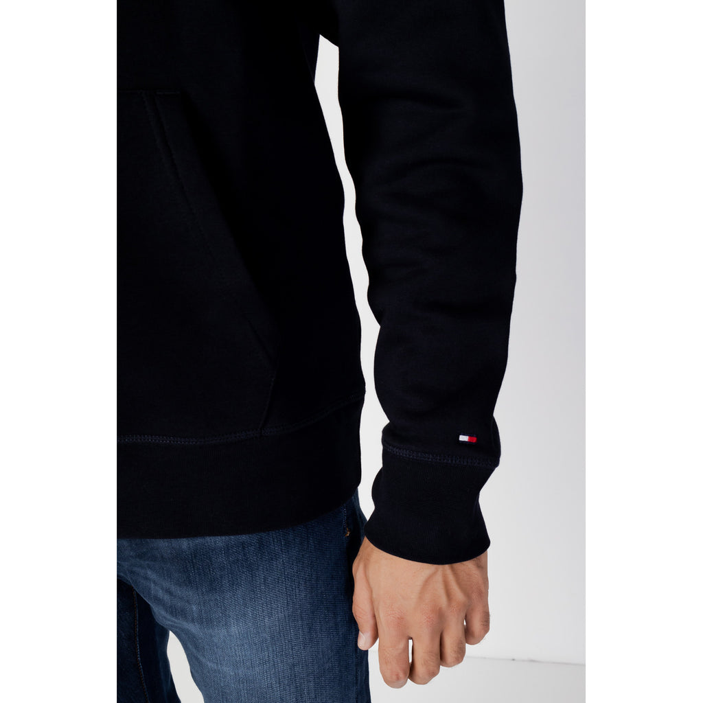 Tommy Hilfiger — Blauwe hoodie MW0MW10752 voor heren — afbeelding 3