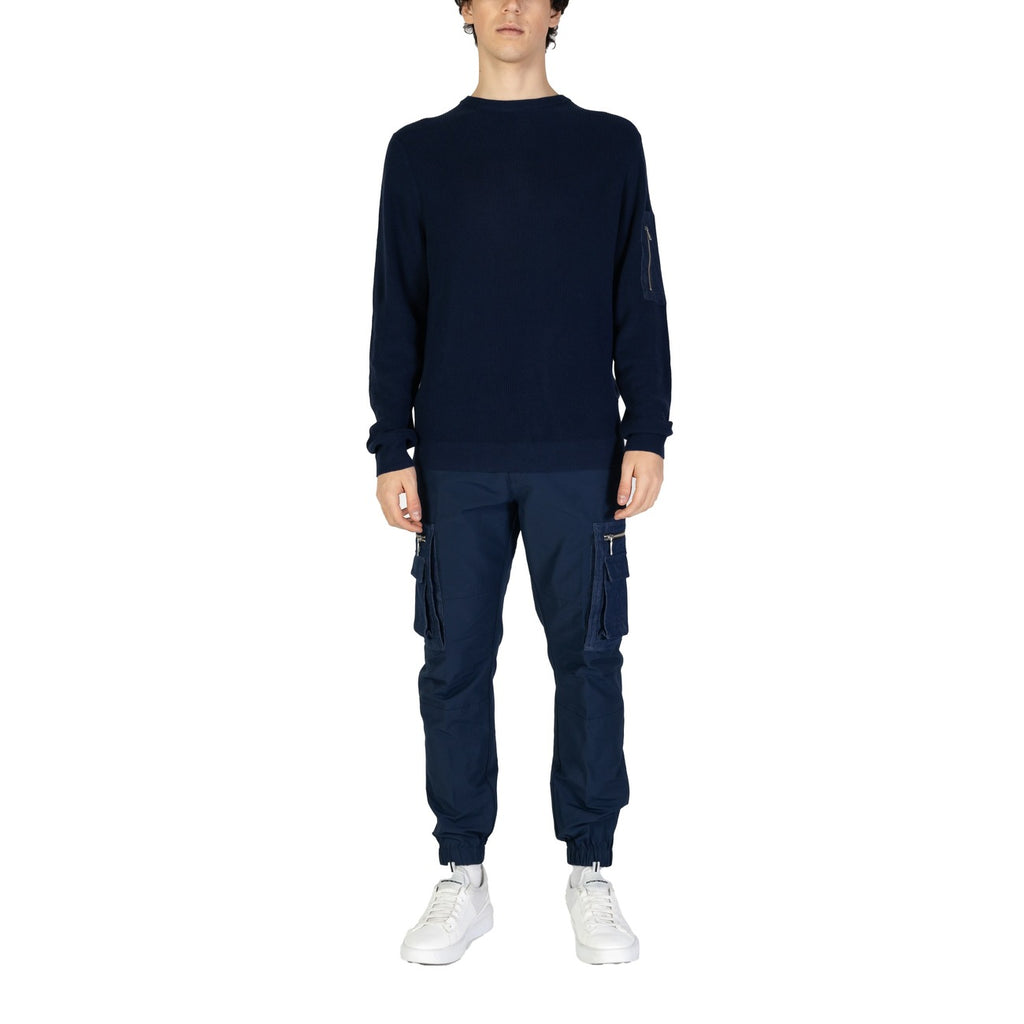 Antony Morato — Pull réf. MMSW01493-YA200076 bleu homme — vue 5