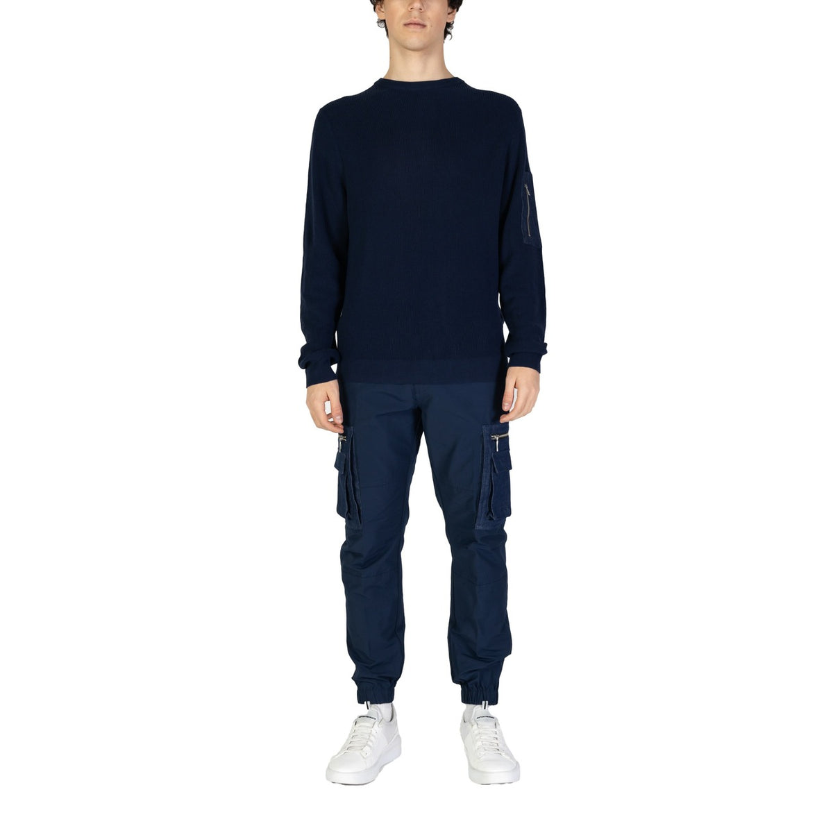 Antony Morato — Pull réf. MMSW01493-YA200076 bleu homme — vue 5