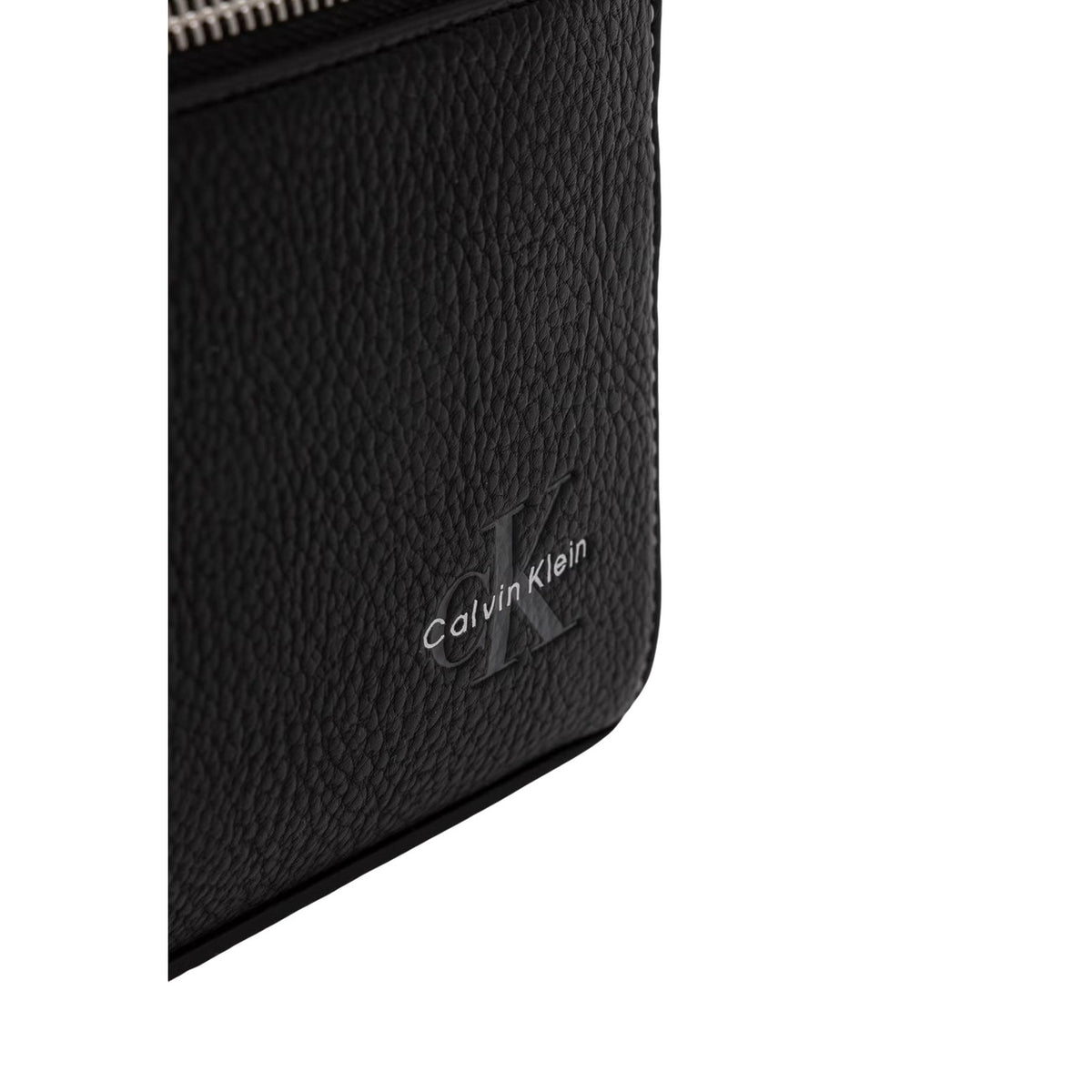 Calvin Klein — Pochette Bold Pebble noire homme — vue 3