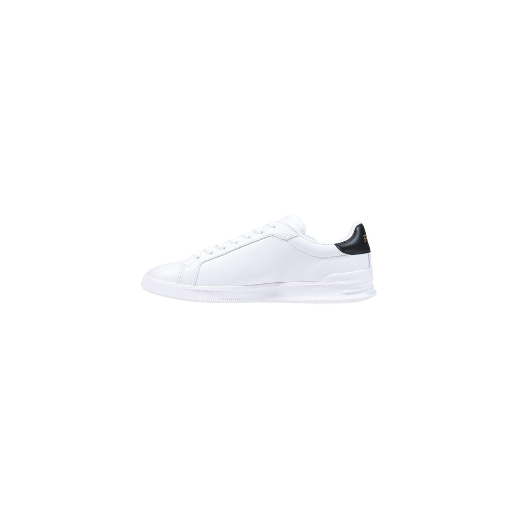Polo Ralph Lauren — Baskets HRT CRT SIG noires en cuir homme — vue 3