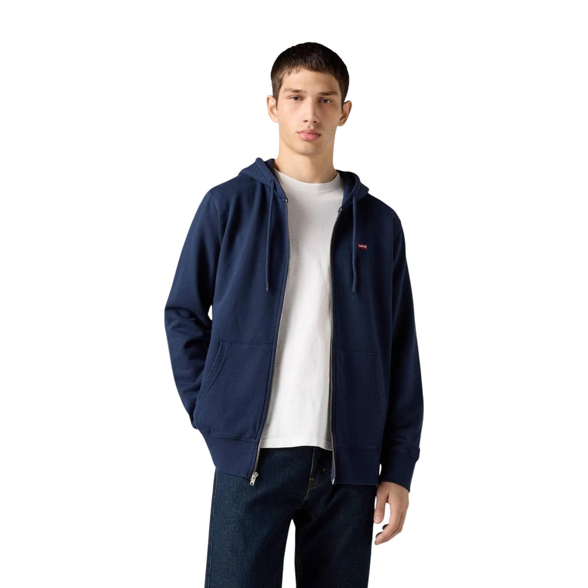 Levi’s — Men’s blue Original zipped sweatshirt