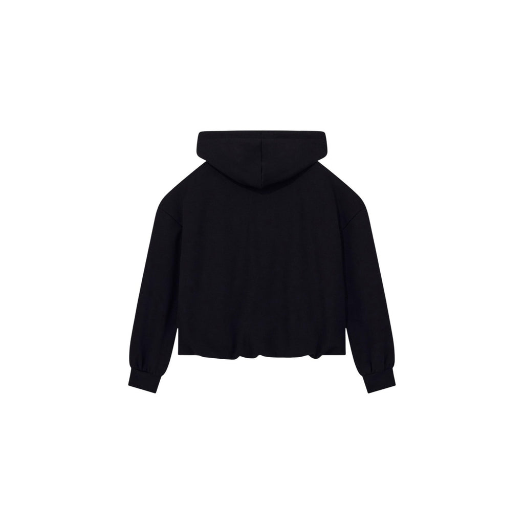Armani Exchange — Schwarzer Kapuzenpullover für Damen — Ansicht 3