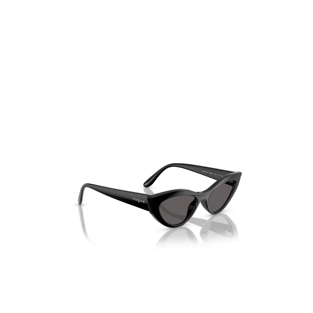 Vogue Eyewear — Lunettes de soleil œil-de-chat noires 52 mm femme — vue 2