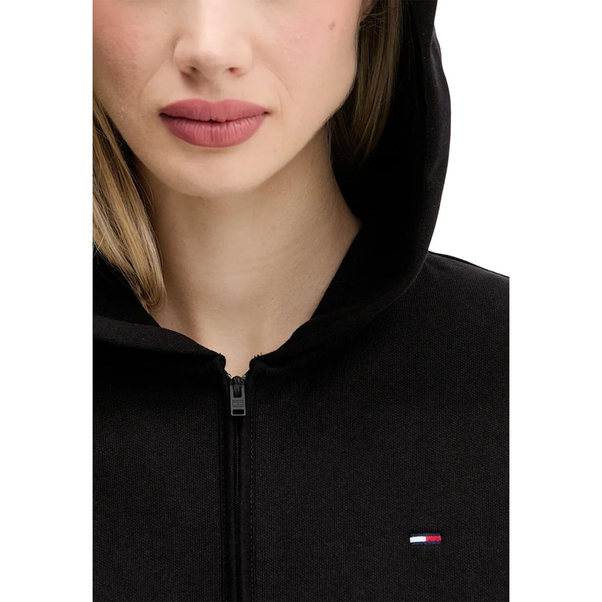 Tommy Jeans — Zwarte hoodie voor dames DW0DW21590 — afbeelding 3