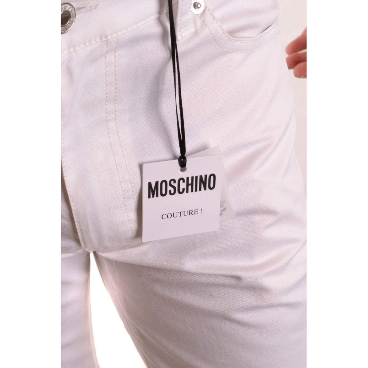 Moschino — Bermuda réf. B_38820 blanc homme — vue 6