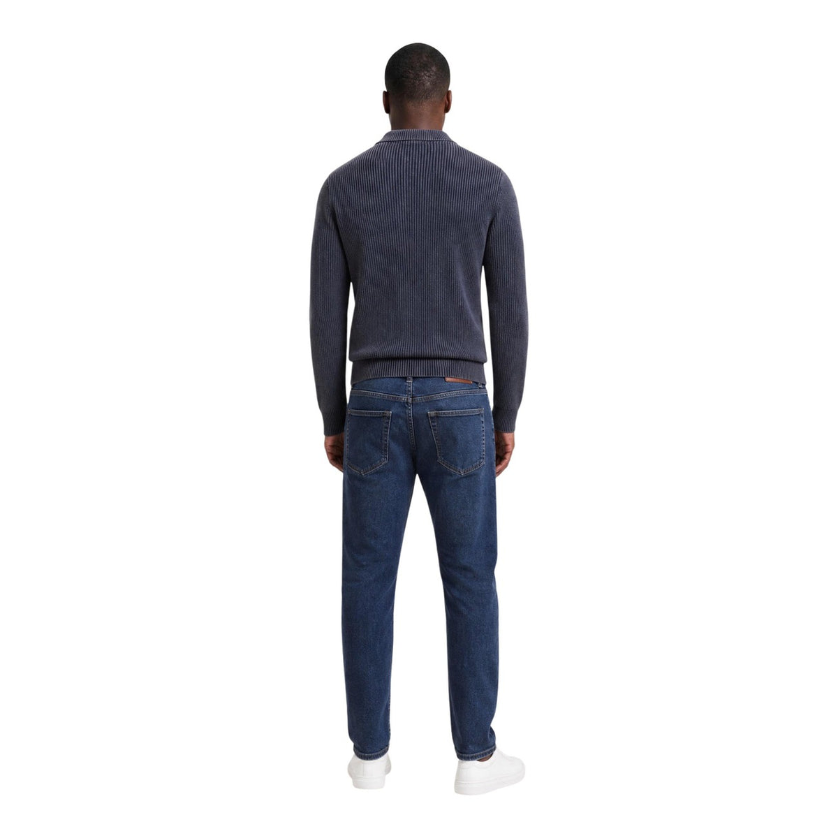 Guess — Pullover Manny English Rib für Herren - Farbe schwarz — Ansicht 5