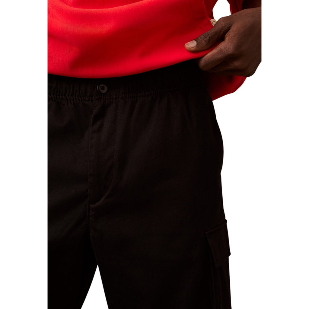 Calvin Klein Jeans — Men's black cargo pants — view 3