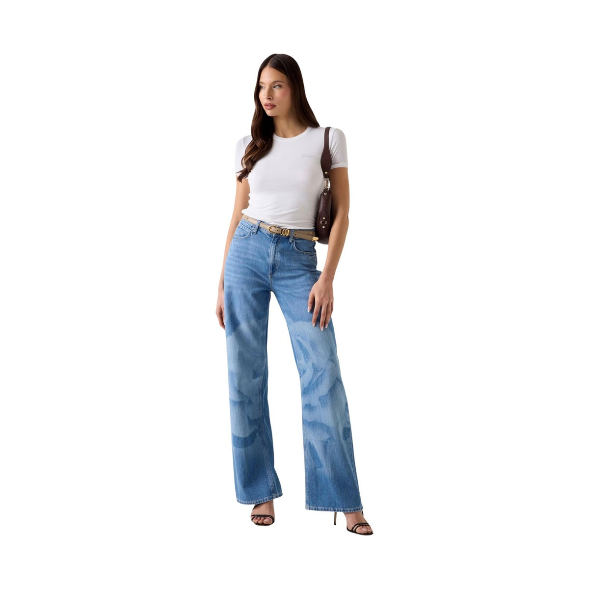 Guess — T-shirt New Ss Cn Mini Logo femme — vue 2