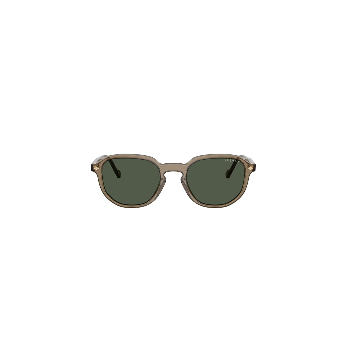 Vogue Eyewear — Men's Brown Acetate Geometric Sunglasses