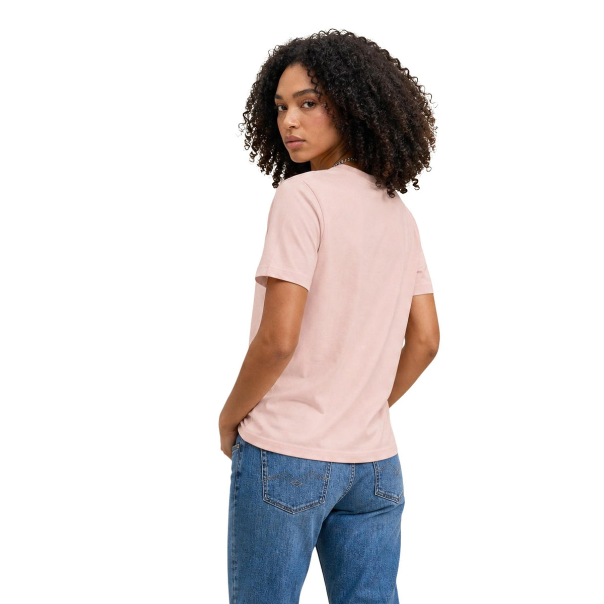Calvin Klein Jeans — Roze T-shirt voor dames — afbeelding 3