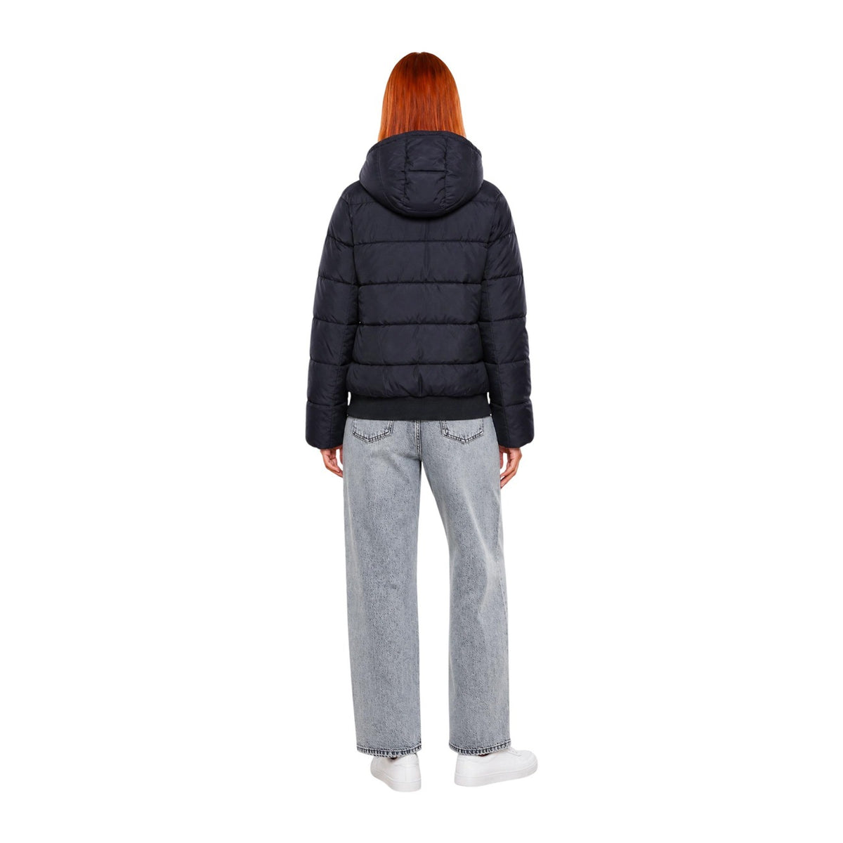 EA7 — jas met capuchon zwart voor dames — afbeelding 5