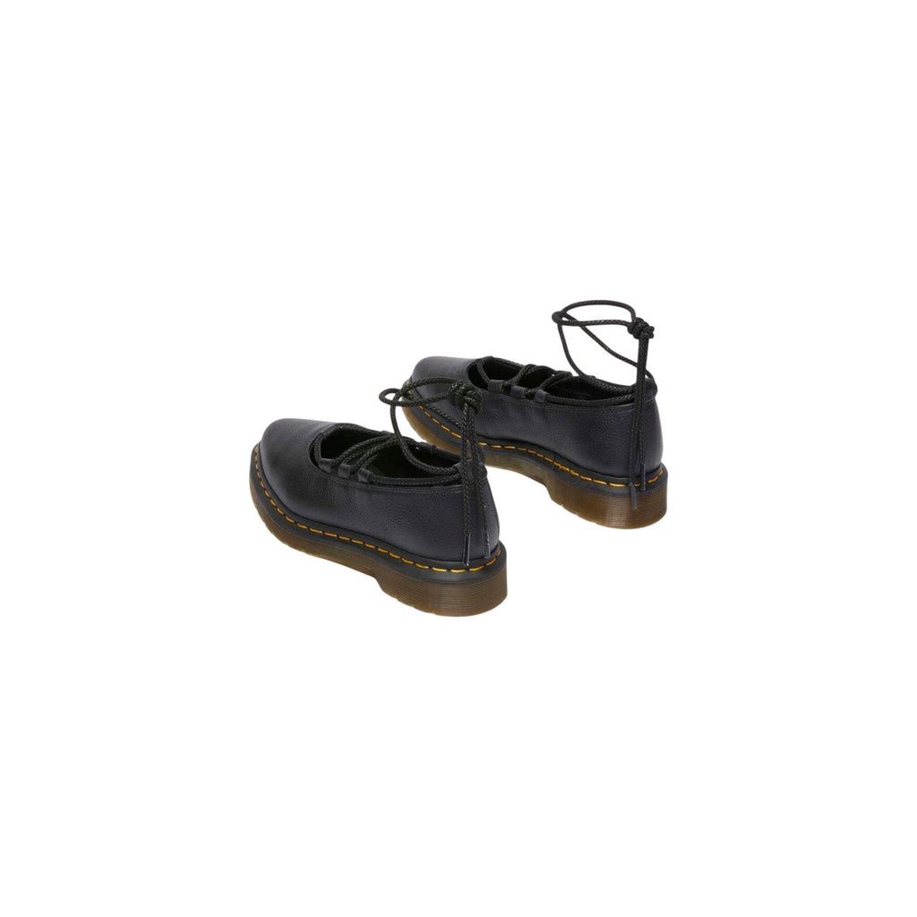 Dr. Martens — Chaussures basses réf. 40683001 en cuir noir femme — vue 3