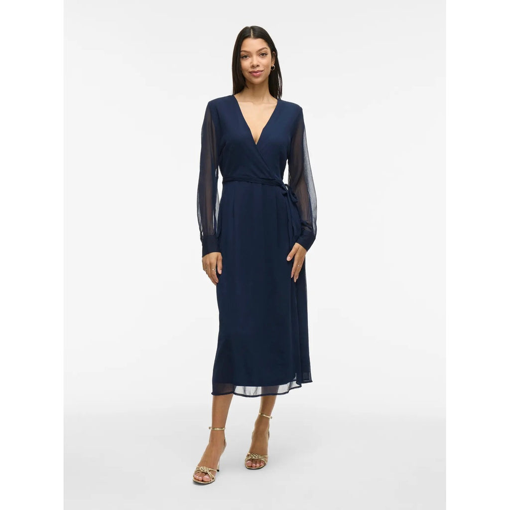 Vila Clothes — Robes 14095704 bleu femme