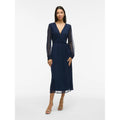 Vila Clothes — Robes 14095704 bleu femme