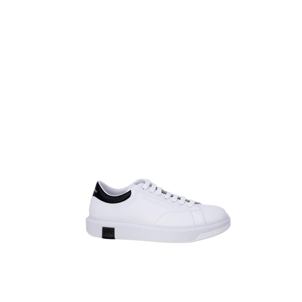 Armani Exchange — Baskets XUX123 blanches homme — vue 4