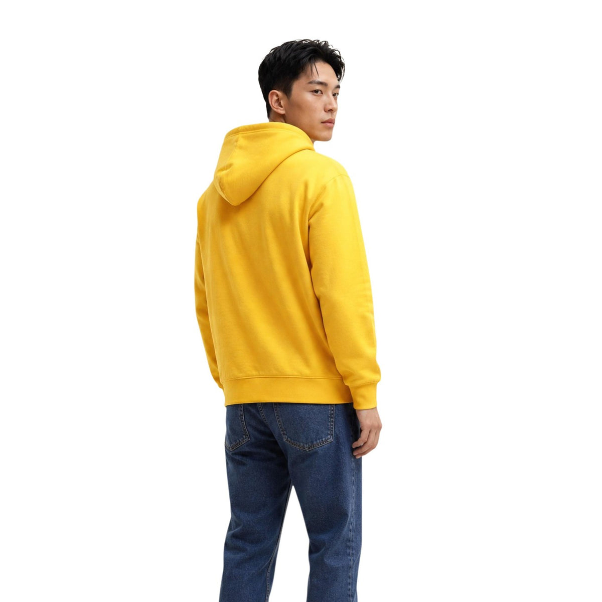 Tommy Jeans — Men’s yellow hoodie — view 4