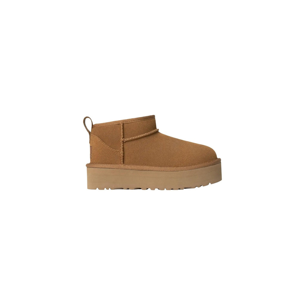 UGG — Bottes Classic Ultra Mini Platform beige enfant