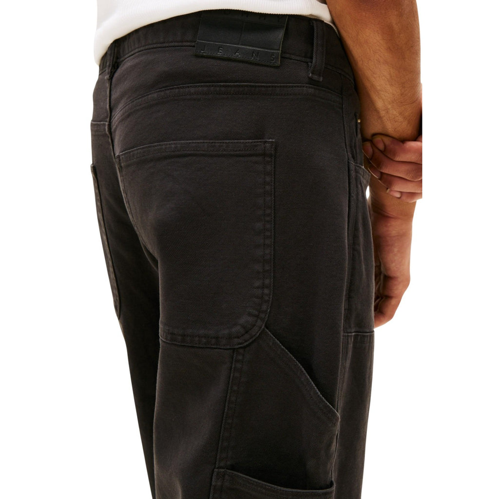 Tommy Jeans — Herenbroek DM0DM21703 zwart van stretchkatoen — afbeelding 4