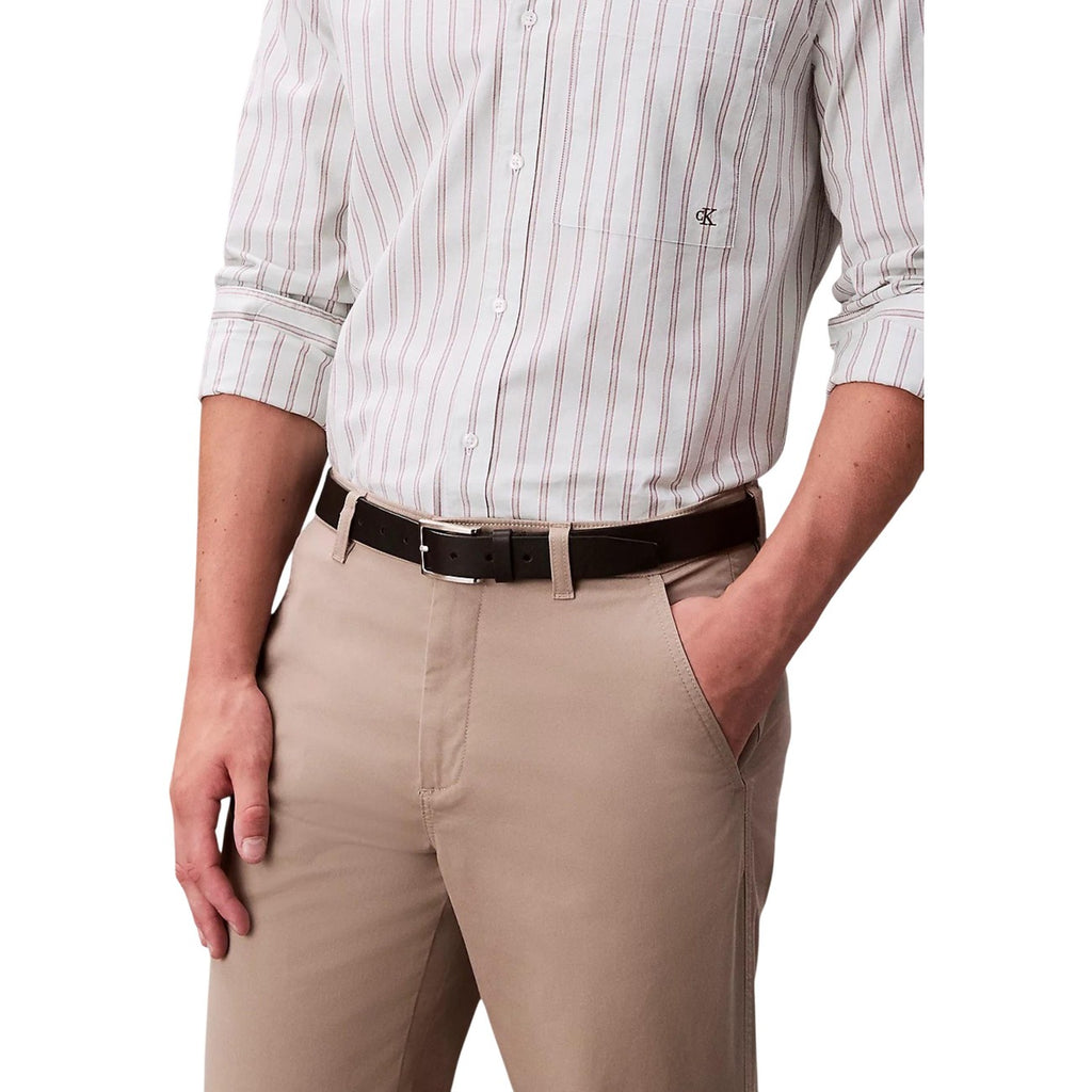 Calvin Klein Jeans — Men's LV040EM628 beige stretch pants — view 4