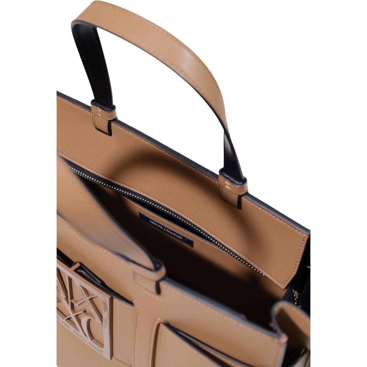 Armani Exchange — Women's brown Susy Big Tote bag — view 4