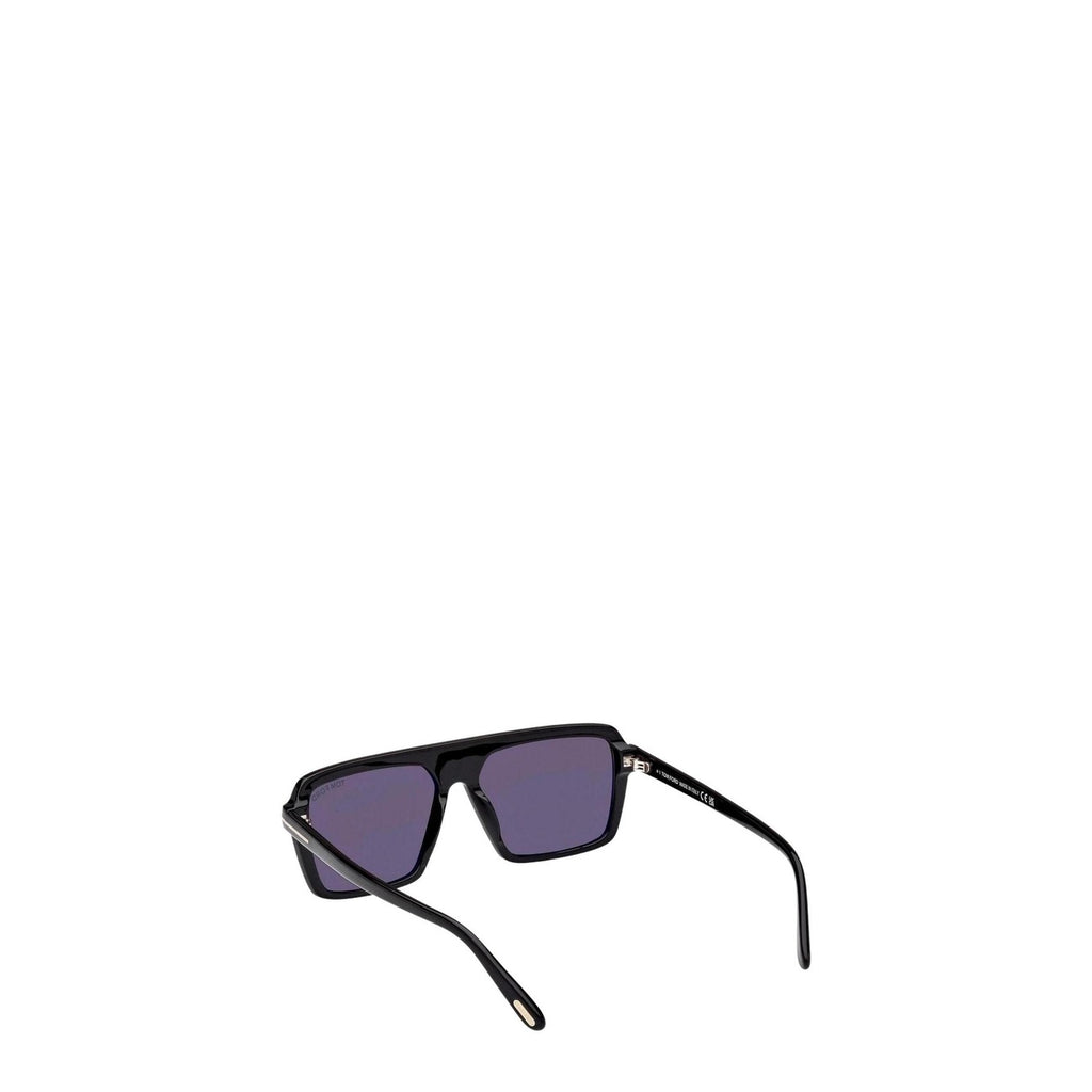 Tom Ford — Lunettes de soleil en acétate noir 56 mm homme — vue 3