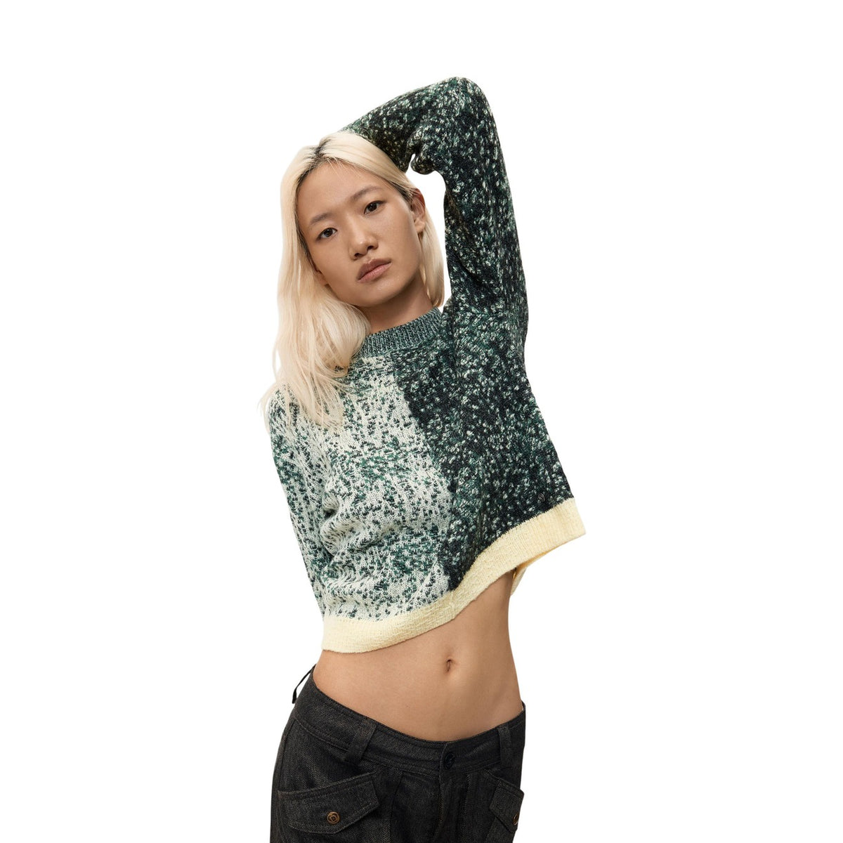 Desigual — Damen-Pullover Earth grün