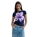 Desigual — T-shirt Yokohama bleu femme