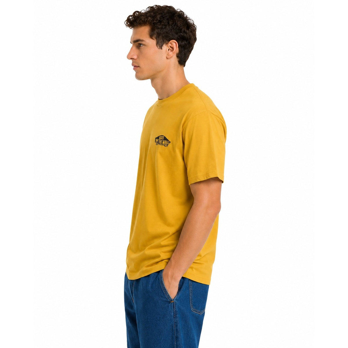 Vans — Men's yellow VN000SYDGRV1 t-shirt — view 3